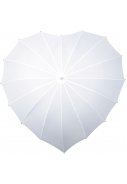 Braut gebrochen weiß  "Herz" Regenschirm  1