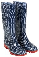 Dunkelblaue Damen-Regenstiefel Herz von XQ Footwear 1