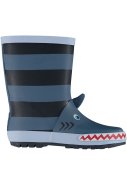 Blauer 3D-Hai-Design-Gummistiefel von XQ Footwear 1