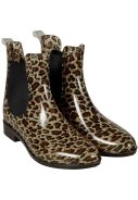 Leoparden Print Chelsea  Regenstiefel von XQ Footwear 1