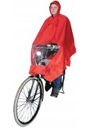 Roter Regenponcho Fahrrad von Hooodie