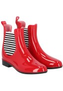 Rote Chelsea Regenstiefel von XQ Footwear