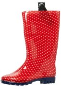 Roter / weißer Damen-Gummistiefel Punkten von XQ Footwear 4