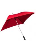 Quadratischer rote Regenschirm 1