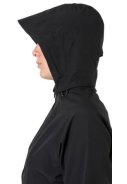 Schwarze Damenregenjacke Commuter jacket 3-Lagen von AGU 5