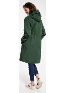 Dunkelgr&uuml;ne (khaki) Damenregenjacke Aalborg von Danefae 3
