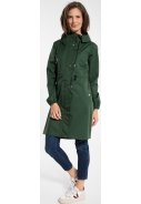 Dunkelgr&uuml;ne (khaki) Damenregenjacke Aalborg von Danefae 4