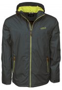 Anthrazite Polycotton Herrenregenjacke Jonas