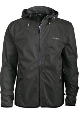 Anthrazit leichte Herren Regenjacke Cleek von Pro-X Elements