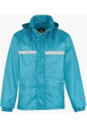 Aqua blaue Unisex Regenanzug Dusch von Bjornson 5