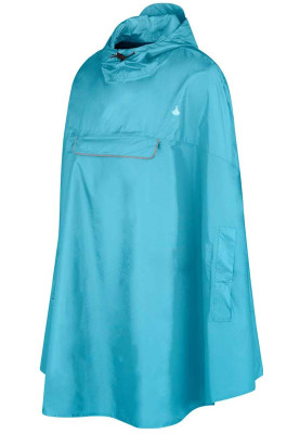 Aqua blau Unisex Regenponcho Haps von Bjornson