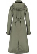 Grüne (Army Green) Urban outdoor lange Damenregenjacke von AGU 2