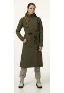 Grüne (Army Green) Urban outdoor lange Damenregenjacke von AGU 2
