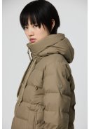 Beige (Brindle) Puffer Damenregenjacke Frost von Tantä 3