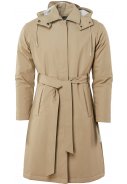 Beiger gefütteter W Trenchcoat von Rains