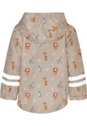 Beiger Kinderregenjacke Wild Animals von Playshoes 3