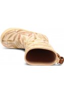 Beige Kinderregenstiefel Fashion "Beige Leaves" von Bisgaard 2