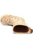 Beige Kinderregenstiefel Fashion "Beige Leaves" von Bisgaard 2