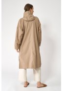 Beiger langer Damen Regenmantel Nebel von Tantä 7
