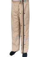Beige Regenhose mit durchgehendem Reißverschluss von Hello Rain