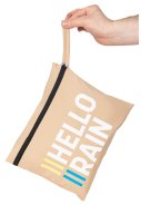 Beige Regenhose mit durchgehendem Reißverschluss von Hello Rain 9