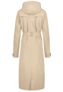 Beige Urban outdoor lange Damenregenjacke/Trenchcoat von AGU 6