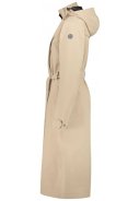 Beige Urban outdoor lange Damenregenjacke/Trenchcoat von AGU 7