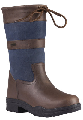 Blau / Braune Leder Outdoorstiefel Kerry von Horka