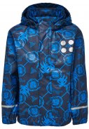 Blau/Dunkelblaue Kinderregenjacke Jonathan von Lego 1