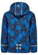 Blau/Dunkelblaue Kinderregenjacke Jonathan von Lego 3