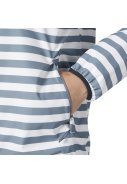 Blau gestreifter Damen-Regenmantel Core Graphic von Helly Hansen 6