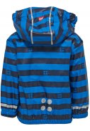 Blau gestreifte Kinderregenjacke Justice von LEGO DUPLO 2