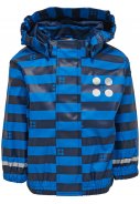 Blau gestreifte Kinderregenjacke Justice von LEGO DUPLO 1