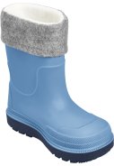 Blau gefütterte Gummistiefel von Playshoes