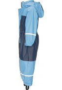 Marine/hellblauer Regenoverall mit Fleece-Futter von Playshoes 2