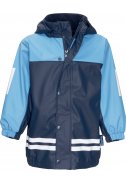 Playshoes Regenanzug mit Fleece-Futter marine/hellblau 5