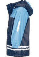 Playshoes Regenanzug mit Fleece-Futter marine/hellblau 7