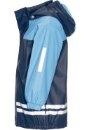 Playshoes Regenanzug mit Fleece-Futter marine/hellblau 3