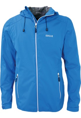 Blaue Stretch Herrenregenjacke Donovan von Pro-X Elements