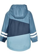 Blaue Blockfarben-Regenjacke mit Fleecefutter von Playshoes 3