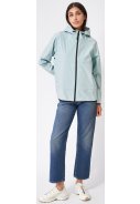 ​​​​​​​Blauer (Blue Glow) Stretch-Softshell-Damen-Regenjacke Lug von Tantä 4