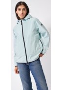 ​​​​​​​Blauer (Blue Glow) Stretch-Softshell-Damen-Regenjacke Lug von Tantä 6