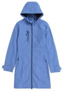 Blauer (Bluebell) Damen-Regenmantel Coverack Coat von Seasalt