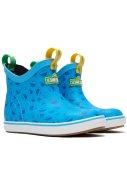 Blaue Cookie Monster Design – knöchelhohe Kinder-Gummistiefel von XTRATUF