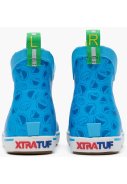 Blaue Cookie Monster Design – knöchelhohe Kinder-Gummistiefel von XTRATUF 3
