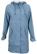 Blaue Damenregenmantel / Parka Mizzle