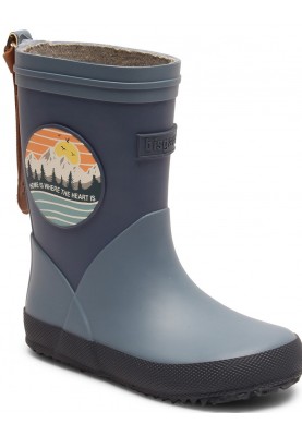 Blaue Fashion II Gummistiefel von Bisgaard