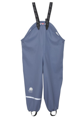 Blaue (Flint Stone) Regenhose mit Trägern von CeLaVi