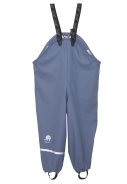 Blaue (Flint Stone) Regenhose mit Trägern von CeLaVi