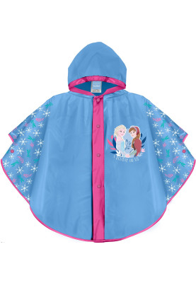 Blaue Kinderponcho von Frozen